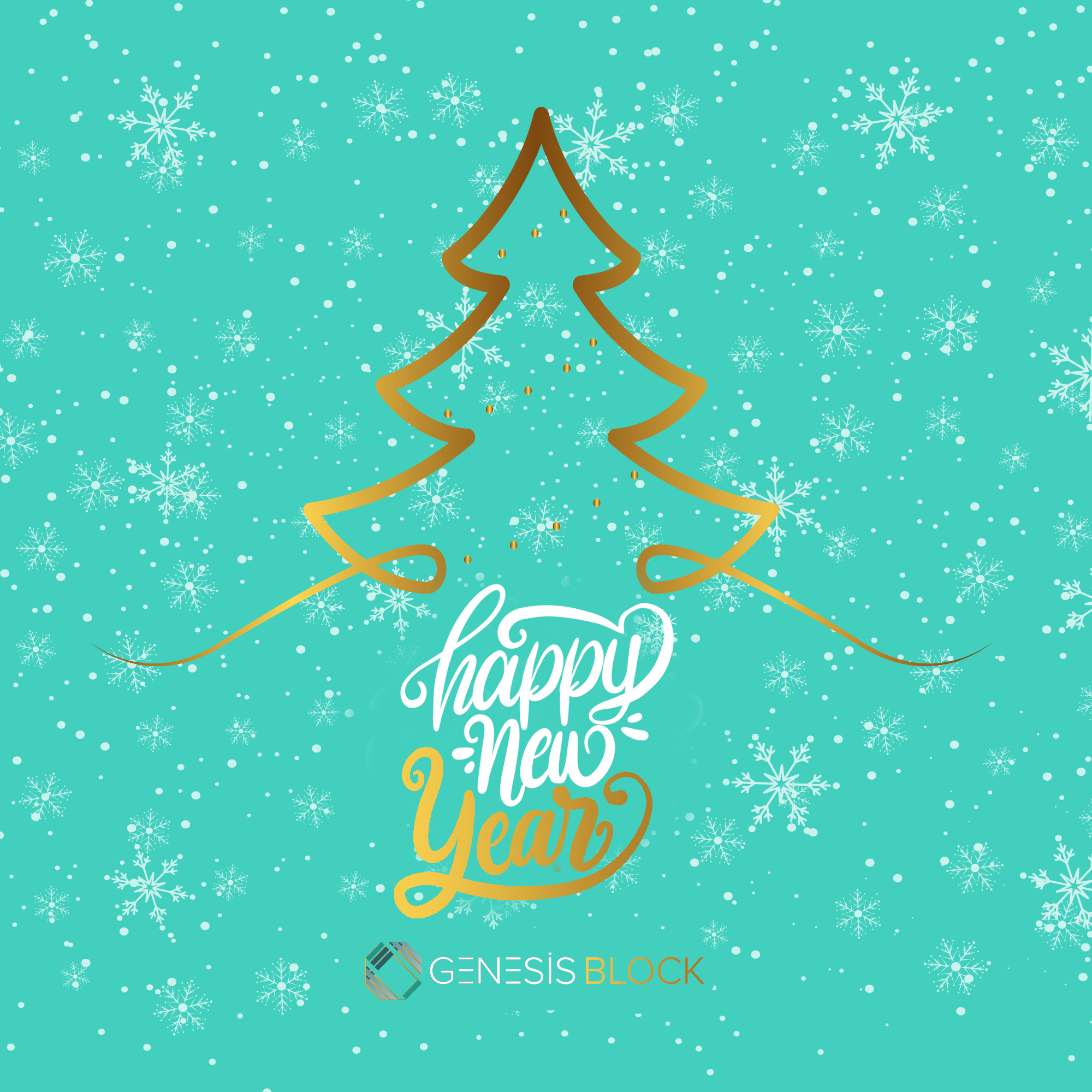 Genesis Block wishes you a Happy New Year 2023!
